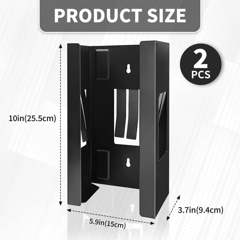 GEMLORD 2 toolboxes, Pcs Magnetic Glove Dispenser, Disposable Gloves Box Holder, Holds Boxes of Towels, Wipes