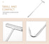 19.68 Inch Manhole Cover Lifting Hook T-Shaped Door Lifter Tool Heavy Duty Steel Hook for Rolling Shutter Doors