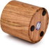 NIRMAN Acacia Wood Round Pencil/Pen Holder for Desk, Multi-Purpose Desktop Organizer for Home, School, Office