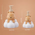 PASNMKvn 250/500ml Cartoon Bear Foaming Soap Dispenser Refillable Hand Sanitizers and Shampoo Bottle for Bathroom