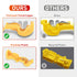 Nilight 120PCS/60 Pairs Quick Splice Disconnect Wire Terminals, T-Tap Spade Connectors for 12-10 AWG Wires