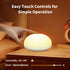 2 Dimmer Nursery Night Light for Kids, Baby Nightlight with Colors Changing Mode, Touch Control Portable Lamp