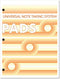 BookFactory Universal Note Taking System (Cornell Notes) - 3 NoteTaking Pads, 50 Pages, 8 1/2" x 11"