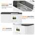600ml KECOOLKE Ultrasonic Jewelry Cleaning Machine, Sonic Cleaner with Digital Timer for Eyeglasses, Rings