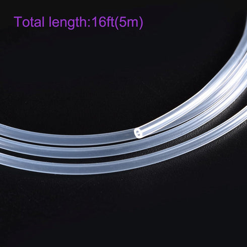 DMiotech 5/64" ID 1/8" OD 16 Feet Clear Silicone Tube for Water Air Pump