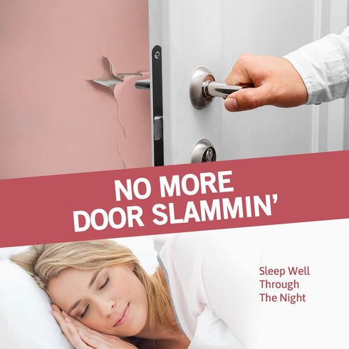 Jack N’ Drill Spring Door Stopper, 50 Pack Flexible Heavy Duty Door Stop for Home and Office