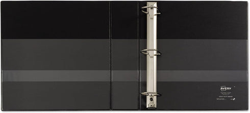 Avery EZD Nonstick View Binder, 2-Inch Capacity, 11-Inch x 8-1/2-Inch, Black Color (79692)