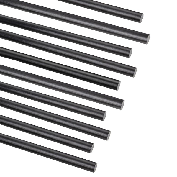 ARRIS 3.0MM Diameter Carbon Fiber Rod, 300mm for RC Airplane DIY Craft, 10PCS, Matte Pole, Various Lengths