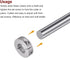 HARFINGTON 2pcs Aluminum Alloy Shaft Collar Set, 25mm Bore, 50mm OD, 15mm Width, for Wheel Barrow Axle, Gearbox