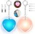 bigjvbfv 1/2/4Pcs Girls(1*Blue+1*Pink) Purse Glow Heart Light LED Automatic Sensor Purse Light Touch Activated Handbag