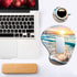 DOOKE Ergonomic Mouse Pad with Wrist Support, Non-Slip PU Base for Home Office Working and Pain Relief
