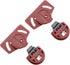 4 Pair Wardrobe Roller Sliding Door Gear Circuit Board Kit, Indoor Panel Accessories for Furniture Sliding Door