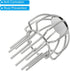 PATIKIL Gutter Guard, 304 Stainless Steel Down Pipe Filter, 2 Inch Anti-Blocking Drain Cover for Leaves Debris