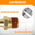 SUNGATOR 12-Pack Air Hose Fittings, 3/8" Barb to 1/4" NPT Repair Kit with Sealant, Male Brass Connectors with 12 Pcs