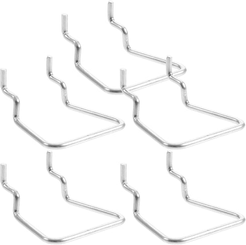 Gadpiparty 5pcs Metal Pegboard Hooks Heavy Duty Tool Organizer Hooks for Garage