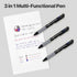 Cambond 3-in-1 Multicolor Pen, 1.0mm, 3-Color Retractable Ballpoint Pens for Office, School Supplies, 5 Pack