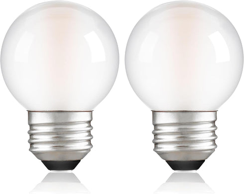 Dimmable E26 G16.5 LED Light Bulb 40W Equal 4W Frosted Globe Light