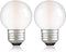 Dimmable E26 G16.5 LED Light Bulb 40W Equal 4W Frosted Globe Light
