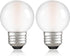 Dimmable E26 G16.5 LED Light Bulb 40W Equal 4W Frosted Globe Light