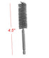 4pc Stainless Steel ALAZCO 5/8" Wire Brush for Power Drill, Impact Driver Cleaning Wire Brush - Hex Shank