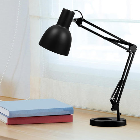 SILENRADAWN E14 E27 10mm Bedside Lamp Shade Black Metal Lampshade with Hole Diameter for Table Lamp and Wall Sconce
