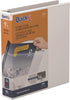 QuickFit View 3-Ring Binder, 1 1/2" Angle D-Rings, 50% Recycled, White