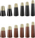 Tophacker Legs,4 Pack 8cm/3.1in Round Tapered Sofa Legs,Wood Furniture Solid Wood Bench Legs,Solid Thick Cabinet