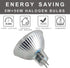 FTL MR16 LED Light Bulbs 3000K Warm White AC/DC 12V Non Dimmable Glass Cover for Track Lighting and Outdoor Landscape