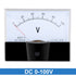 uxcell DC 0-100V Analog Panel Voltage Gauge Volt Meter 44C2 1.5% Error Margin