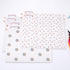 Y YOMA 12 Pack Rose Gold Hanging File Folders - Decorative Letter Size Folder Organizer with Adjustable Tabs
