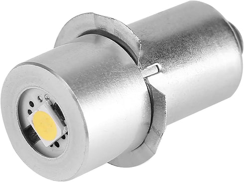 POCREATION LED Flashlight Bulb, P13.5S Base 1W LED Conversion Bulb for Maglite Craftsman Greatlite Vintage Flashlight
