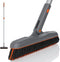 Eazer Grout Brush with Long Handle, 180Rotation Tile Grout Cleaning Brush, V-Shape