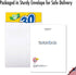 Large 30th Happy Birthday Card NobleWorks (8.5 x 11 Inch) - Funny 30 Year Milestone Bday Congrats, Jumbo Card J5176
