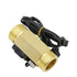 G3/4" Male Thread Brass Water Flow Sensor Switch, Hall Effect Liquid Flowmeter Fluidmeter Counter, 1-30L/Min