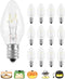 PACETAP 12Pack 7W C7 Night Light Replacement Bulbs with E12 Candelabra Base