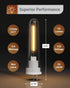 Bulb S14 Bulbs 2-Prong G5 50 1W (4W 2700K Non-Dimmable, 4 Pack. Sunco String Light Replacement, LED for Outdoor