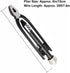Acouto Safety Wire Pliers 8.3in Safety Wire Tool with 25ft Wire, High Carbon Steel Wire Twisting Tool for Aircraft Automobile Industrial