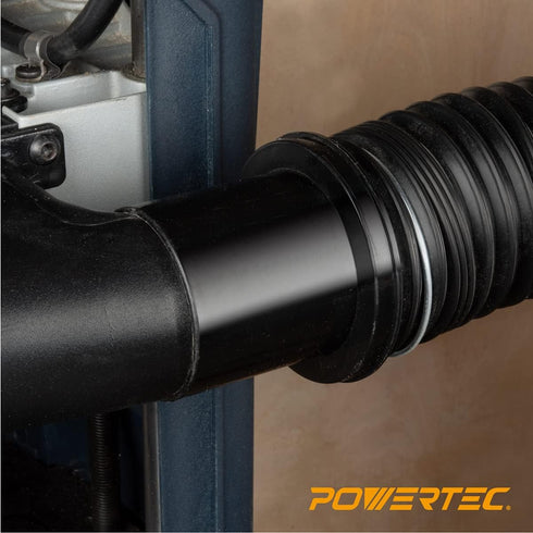 POWERTEC 70191 Quick Coupler for 2-1/2” Hose – Left-Hand Threaded Adapter, 2-1/4 x 2-1/2"