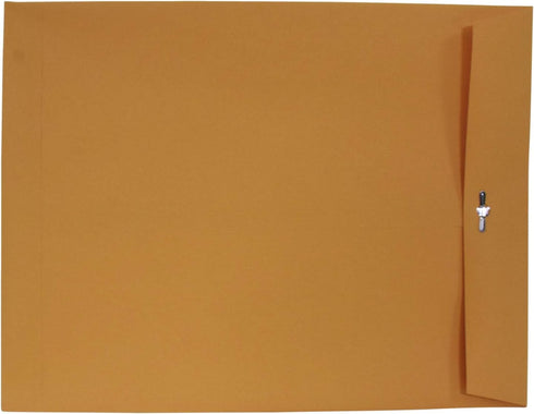 School Smart Kraft Envelope with Clasp, 10 x 13 Inches, Pack of 100, 85046