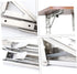 2pcs LALAFINA Stainless Steel Folding Triangle Brackets Heavy Duty Wall Mounted Shelf Support for Shelves Benches