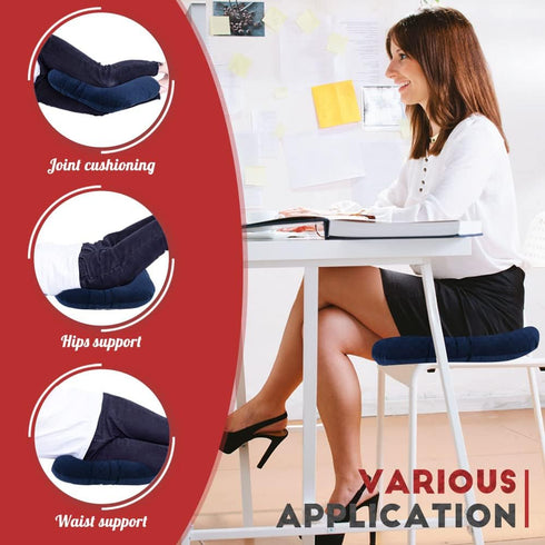 Tailbone Stuffed Donut Pillow Seat Cushion | for and Coccyx Pain, Hemorrhoids, Bed Sores, Pregnancy, Prostate, Surgery
