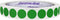 ChromaLabel 0.50 Inch Round Label Permanent Color Code Dot Stickers, 1000 Labels per Roll, Green