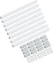 VIAPUICE Lighting Fixture Downrods M10 x 7.9'', 8 Set Threaded Extension Rod Lamp