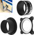 MOWZXL 4" Surface Mount Dustport Steel Ring Receiver for Dust Collection, Magnetic Dust
