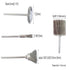Yutnqin 69Pcs Set 3mm Abrasive Wheel Buffing Polishing Wheel Wire Brushes for Rotary Tool Accessories,Shank Mini Brush