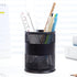 M&G Pencil Cup Holder Pen Holder for Desk, Mesh Pen Organizer Office Pen Holder 1 Pack (Black)