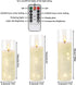 YOROXRG 24 Pack Parties,Wedding(D2.2 5" 6" 7") Christmas Decoration Flickering Flameless Candles,Battery Operated