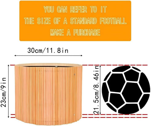 Generic 11.8x9 Inch Bamboo Lamp Shade with Colorful Lines, Modern Bohemian Translucent Barrel Style, Decorative Art