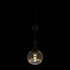 Alpine Corporation 10" Tall Hanging Solar Powered Outdoor Mesh Lantern with LED Lights, Black