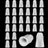 Zonon 36 Pcs White Ceramic Wire Connector Nuts, 18-8 AWG High Temperature Twist Caps for Repairs, Small Porcelain